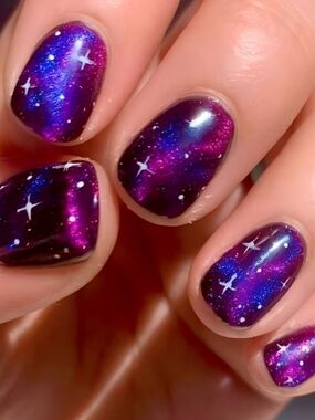 Galaxy Starry Sky Press On Nails